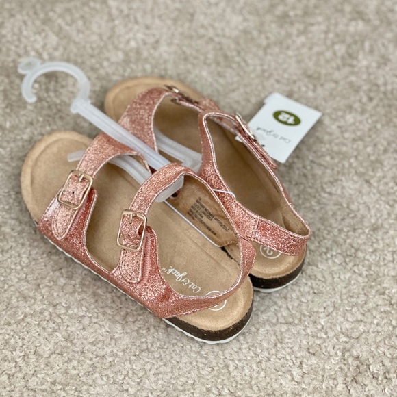 CAT & JACK tisha footbed sandals - Picture 2 of 4